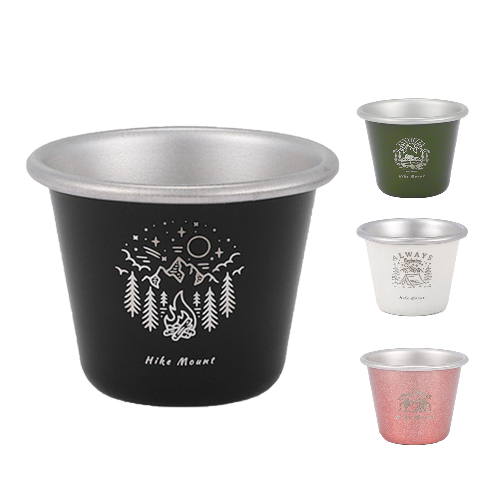 304 Stainless Steel Compact Liquor Cup 2