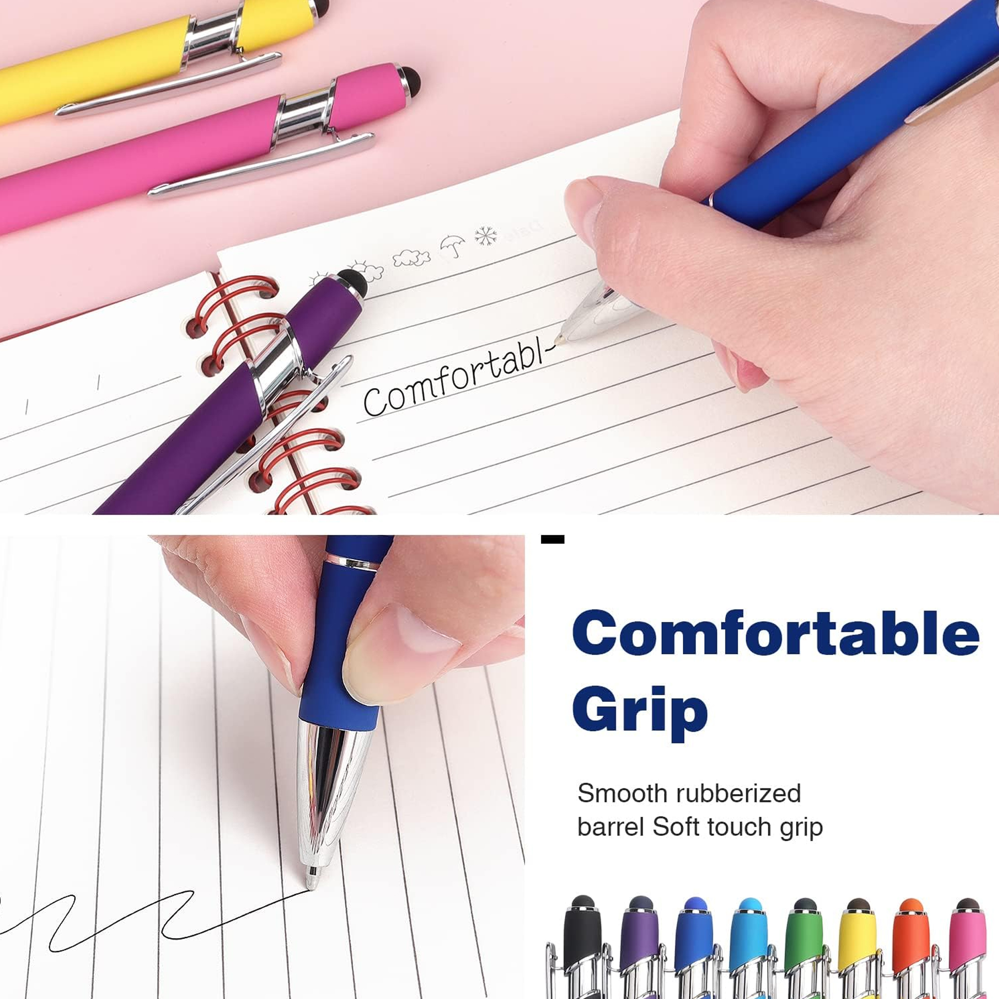 Dual Function Stylus and Ballpoint Pen 2