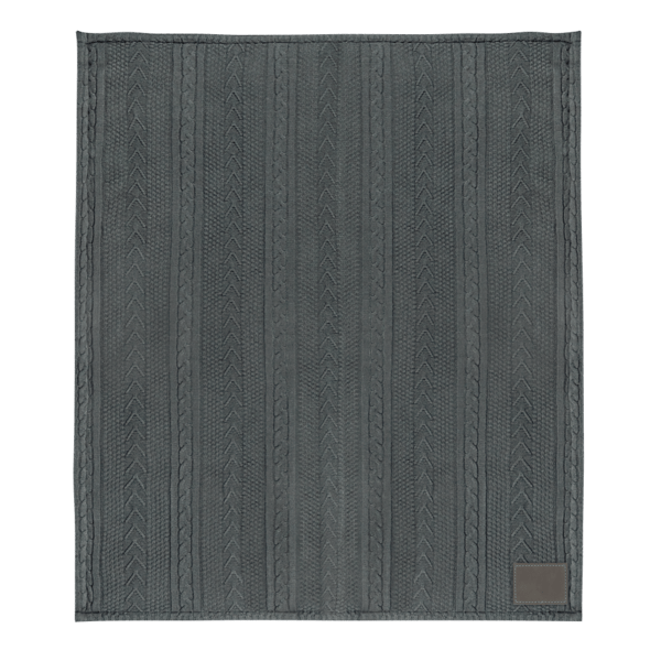 Cable Sherpa Blanket 32