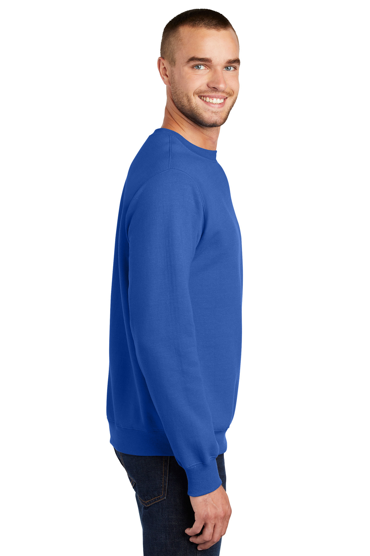 Port & Company® Essential Fleece Crewneck Sweatshirt, custom hoodie or sweatshirt with logo imprint 46
