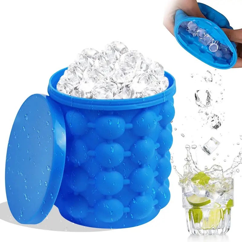 2 In 1 Large Silicone Ice Bucket 3