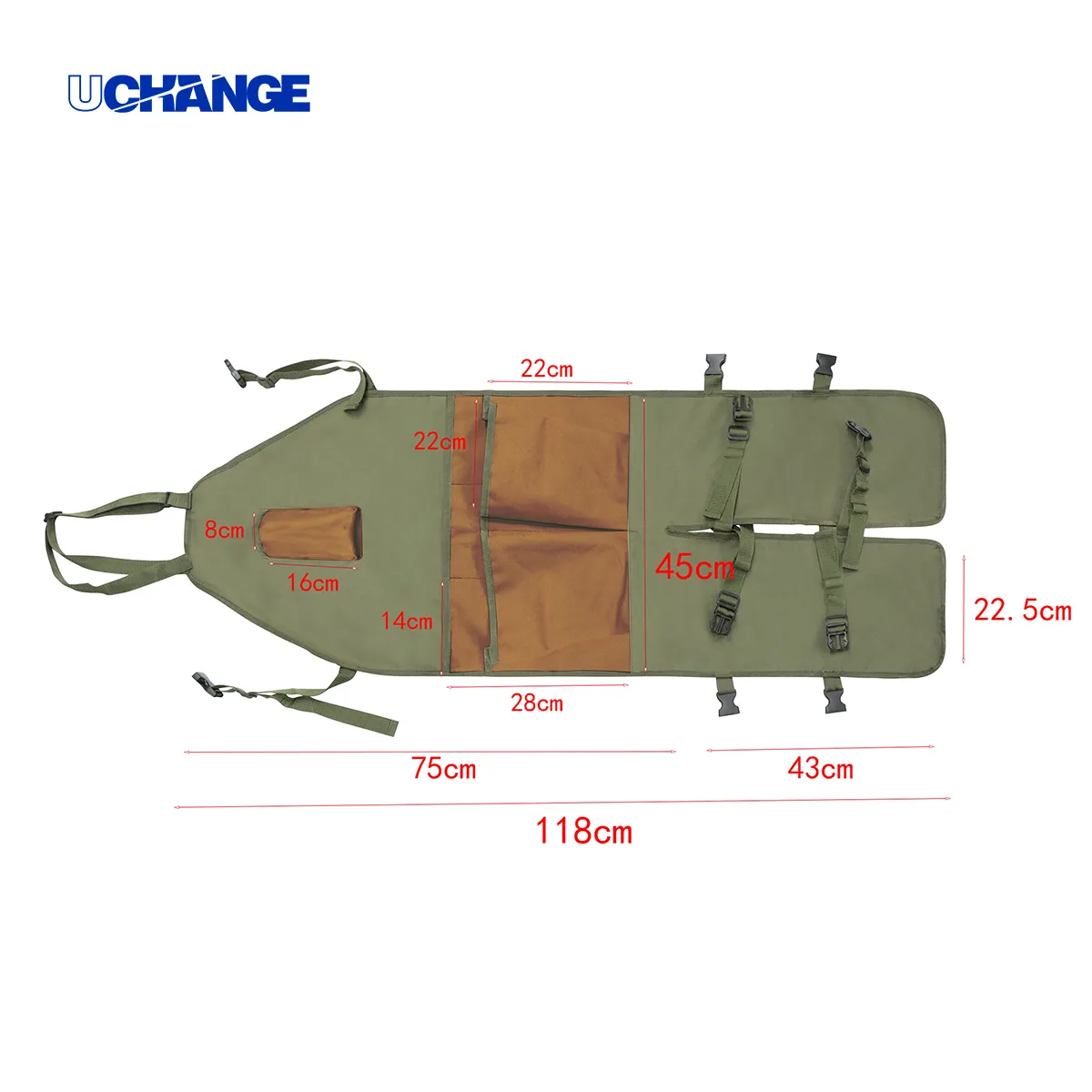 Heavy-Duty Garden Apron With Leg Guards & Pockets 3