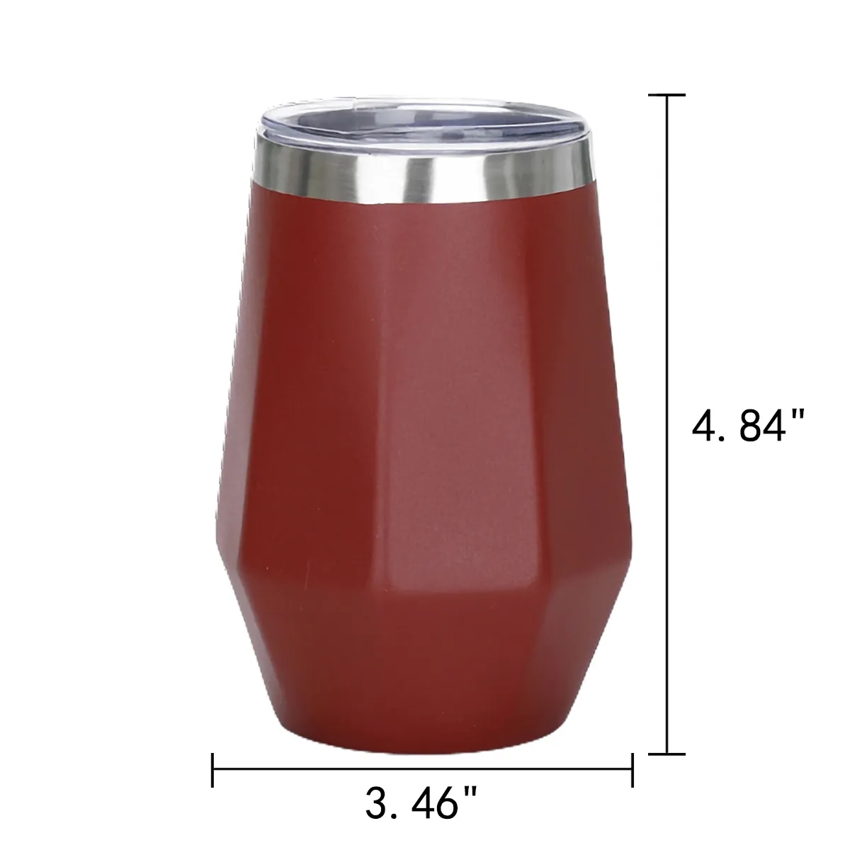 Octagonal Stainless Steel Vacuum Eggshell Thermos Cup 3
