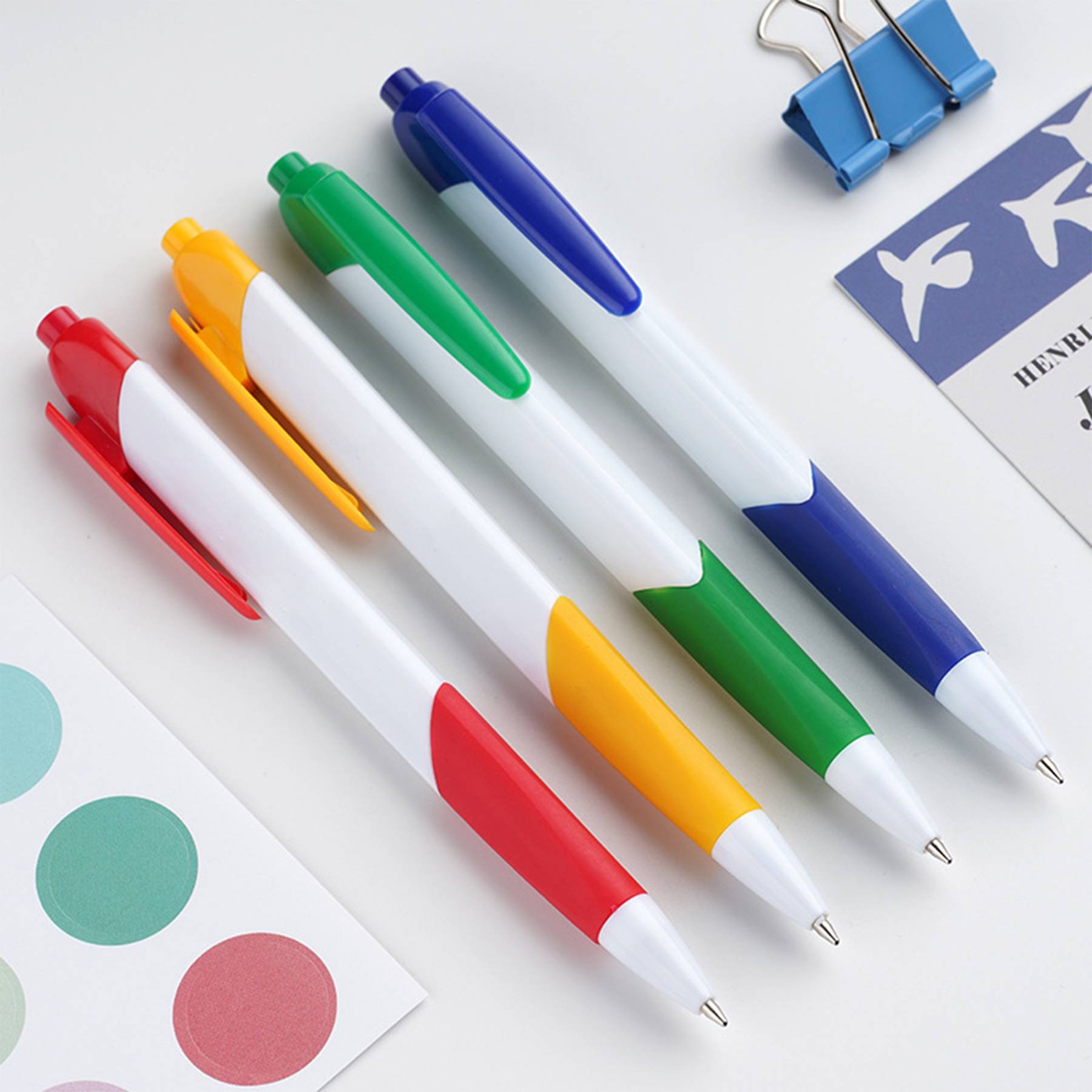 Plastic Press Ballpoint Pen 10