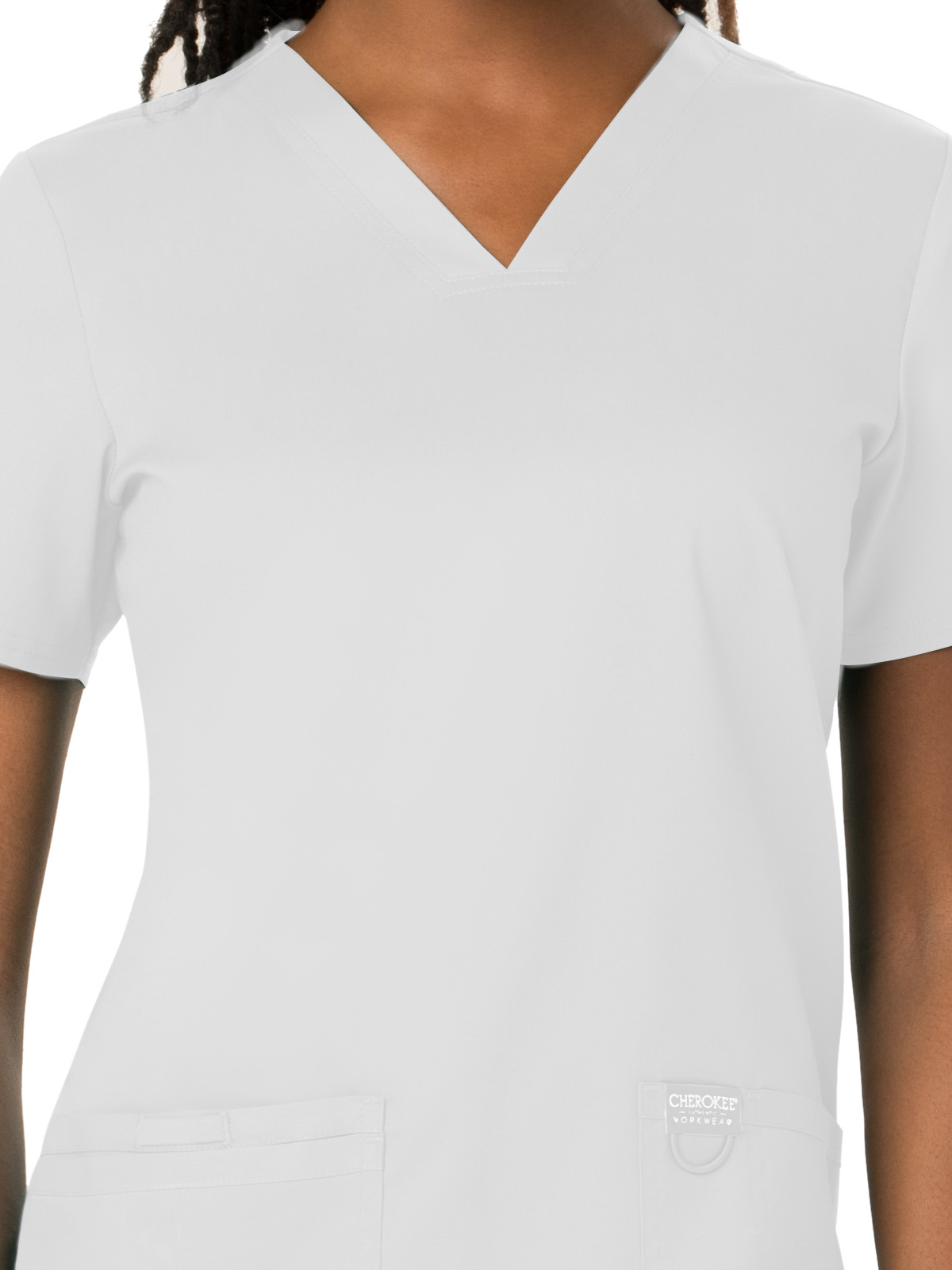Cherokee - Workwear Revolution - Women's 3-Pocket V-Neck Top 25