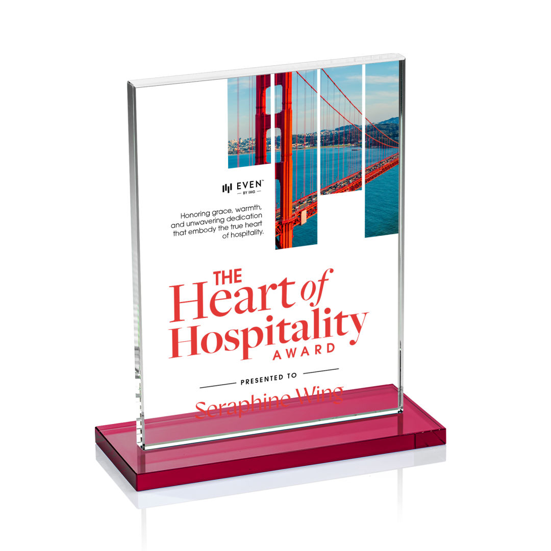 Emperor VividPrint™ Award - Red (Horiz) 4