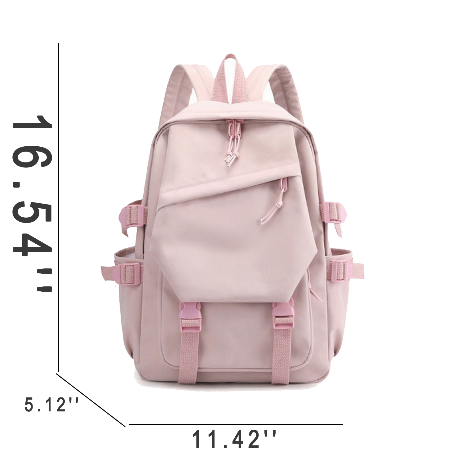 Water-Resistant Polyester Multi-Pocket Backpack 5