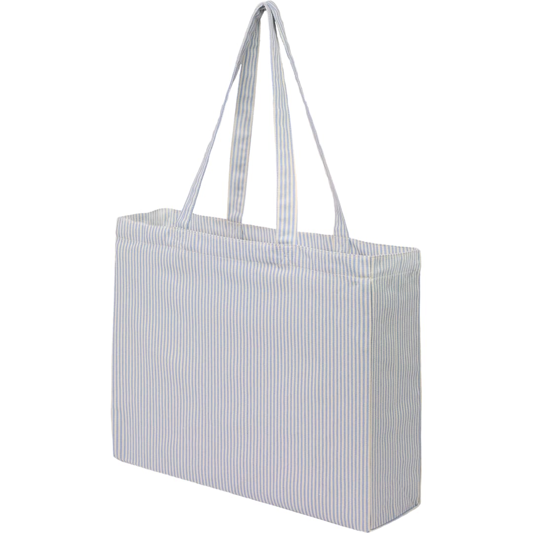 Striped Pacific Recycled Cotton Shopper Tote 3