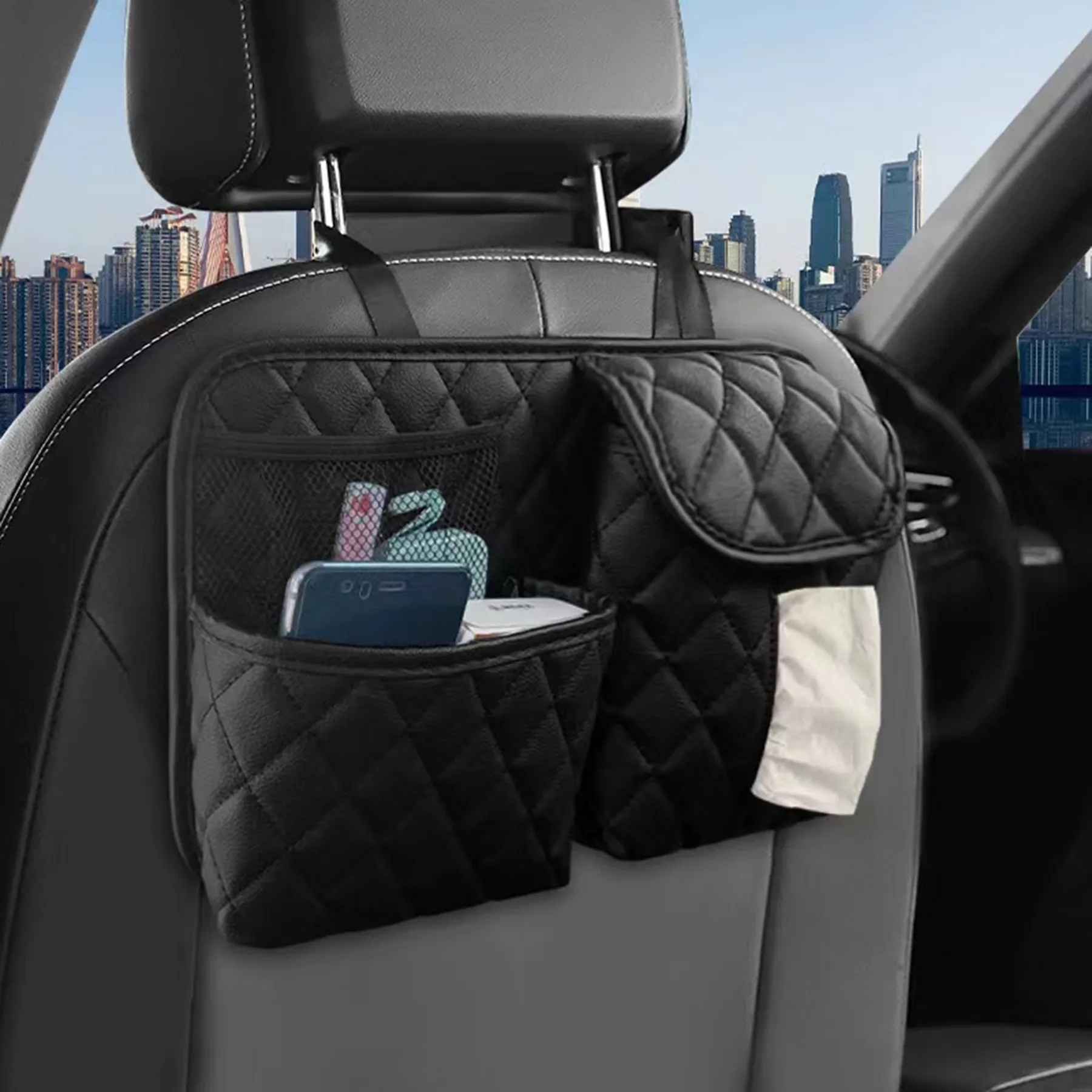 Upgraded Purse Holder Seat Car Organizer 1