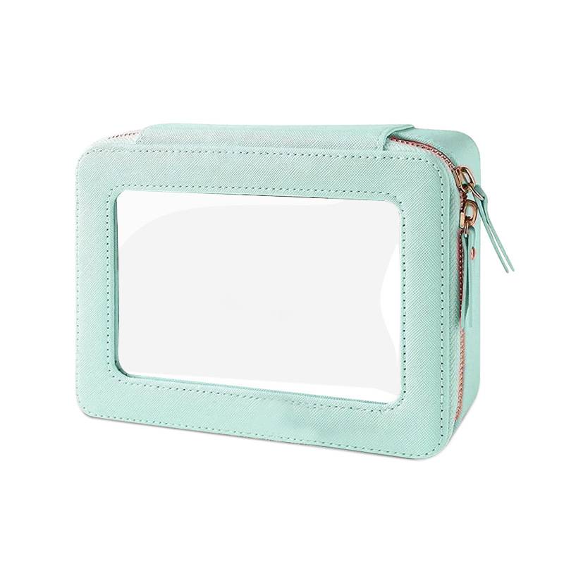 Clear and Waterproof Portable Travel Makeup Bag 3