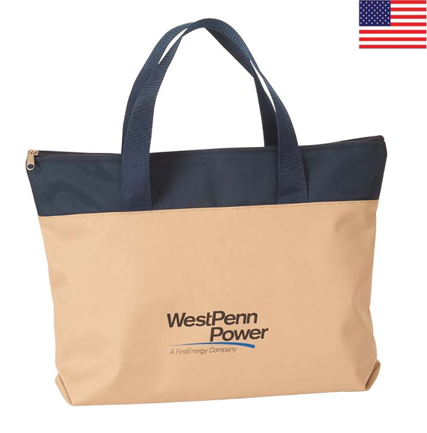 Derby Zipper Tote 18x3x12.5" 2