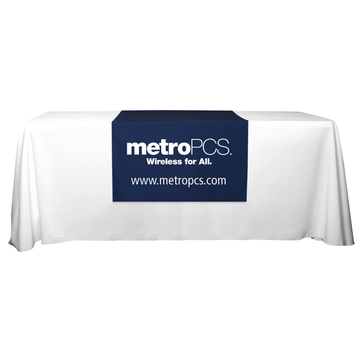 "Roger Six" 60" L Table Runners (One Color Print) / Accommodates 3 ft Table and Larger 20