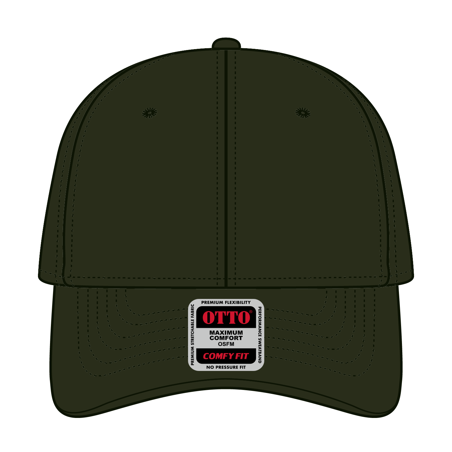 OTTO CAP® OTTO COMFY FIT® 6 Panel Low Profile Baseball Cap 11