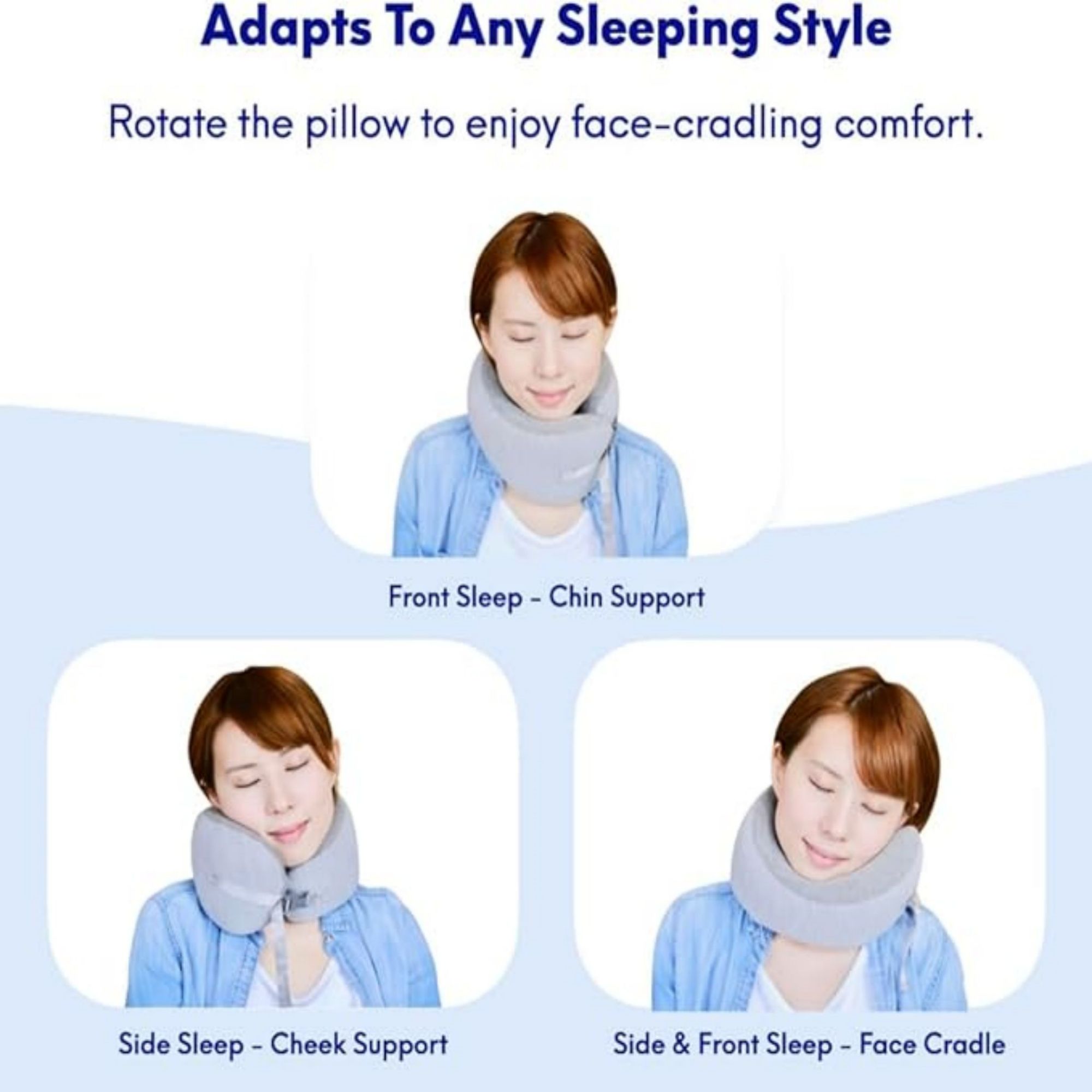 Compact Airplane Pillow For Traveling 2