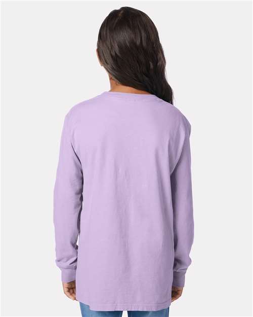 Youth Garment-Dyed Long Sleeve T-Shirt - GDH275 20