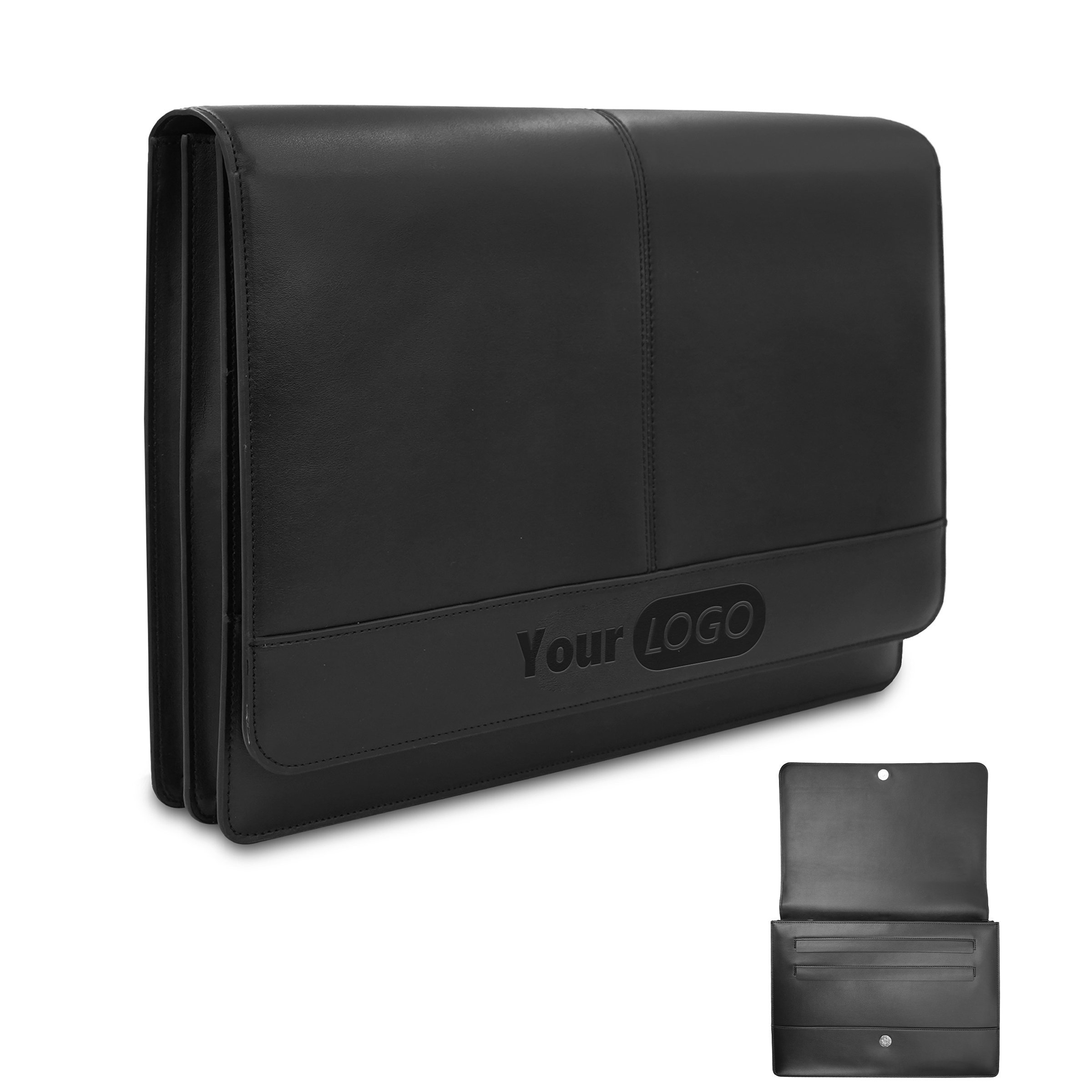 Pu Retro Expandable Folder 2