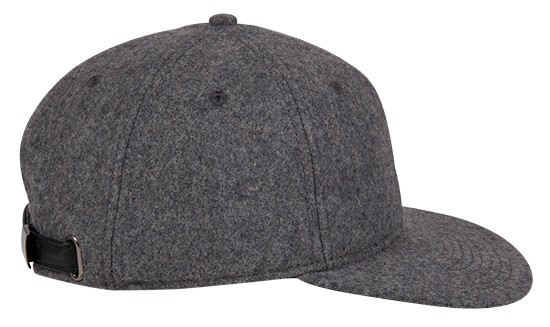 OTTO CAP® 6 Panel Mid Profile Flat Visor Strapback Hat 2