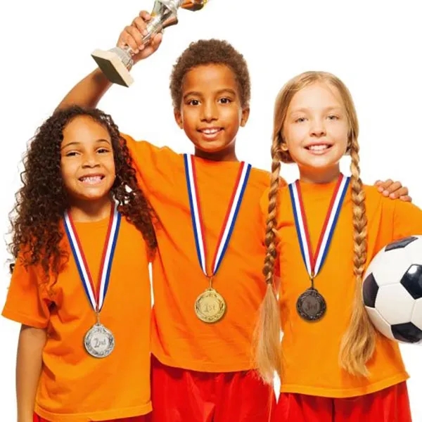 6-Pack Award Medals with 15.5-Inch Ribbons 2
