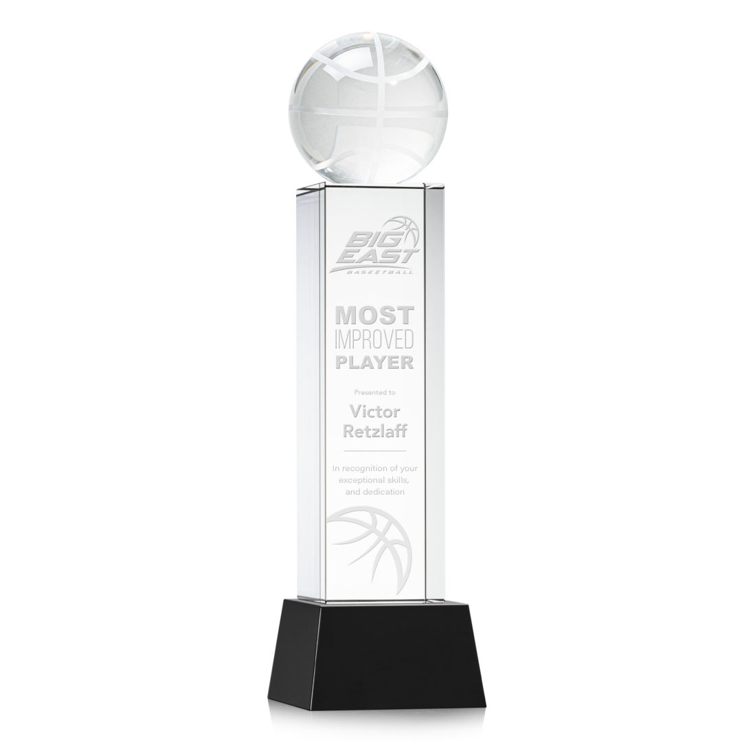 Basketball Award on Belcroft Base - Black 3