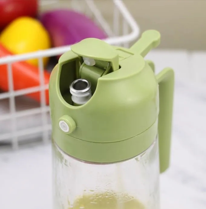 2-in-1 16oz Kitchen Olive Oil Sprayer For Cooking 2