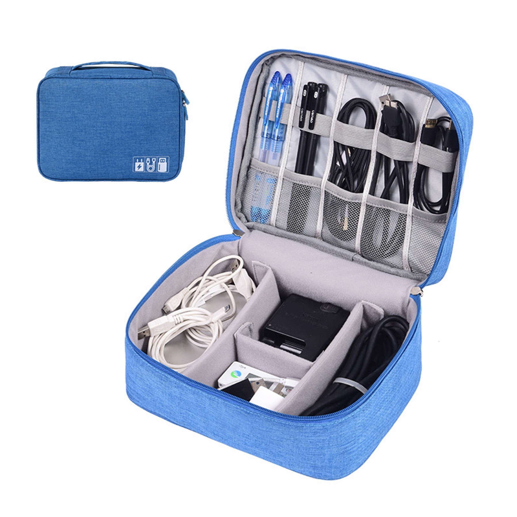 Travel Electronic Accessories Cable Organizer Bag 2