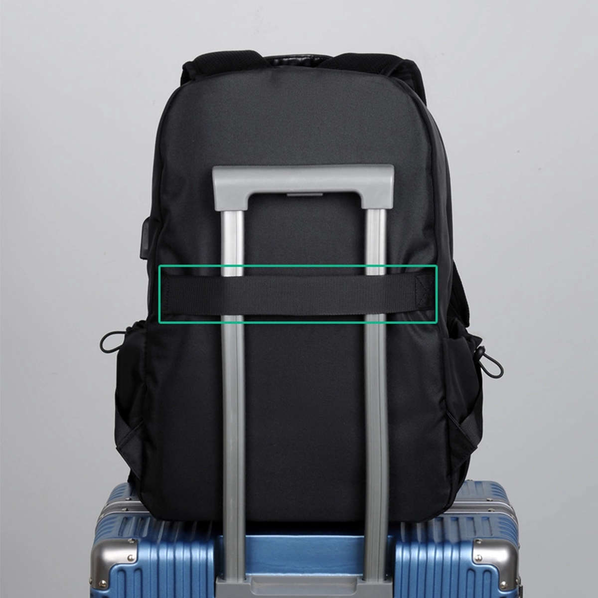 Waterproof USB Charging Laptop Backpack 2
