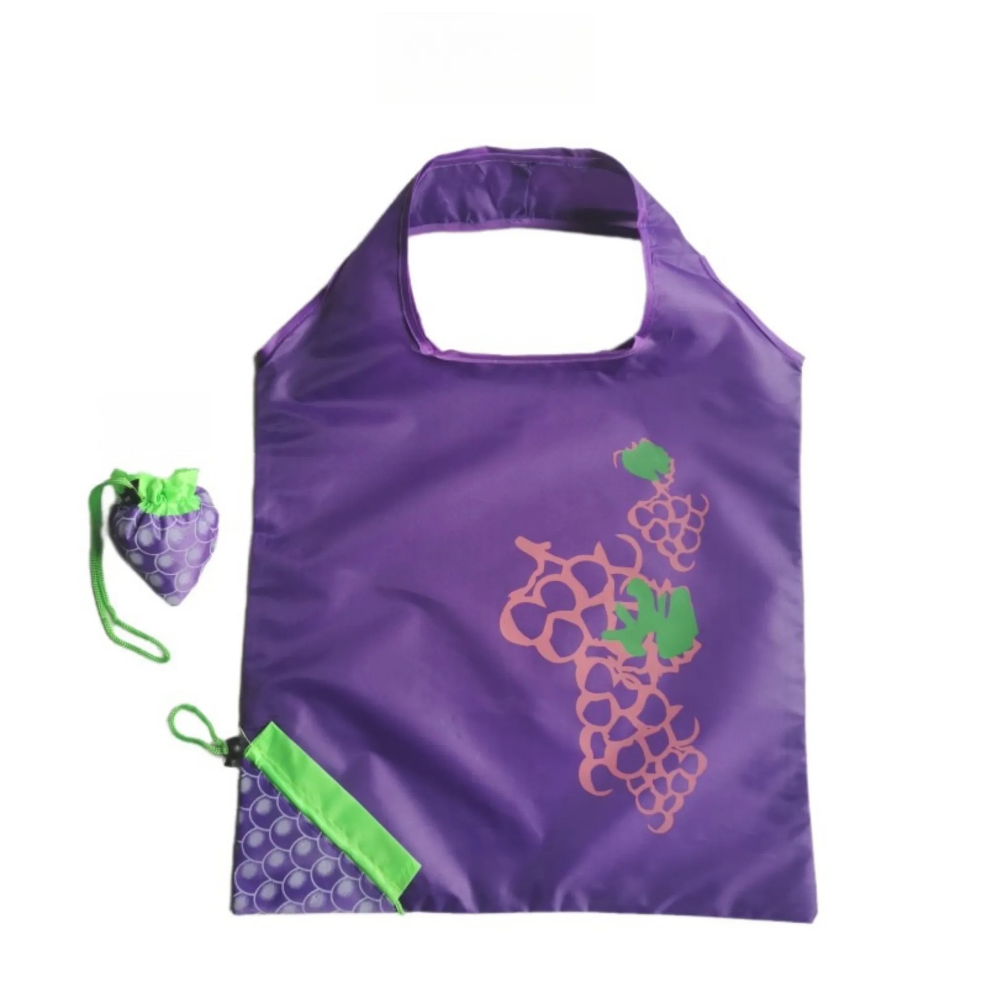 Reusable Grocery Bags Foldable Strawberry With Handle 17