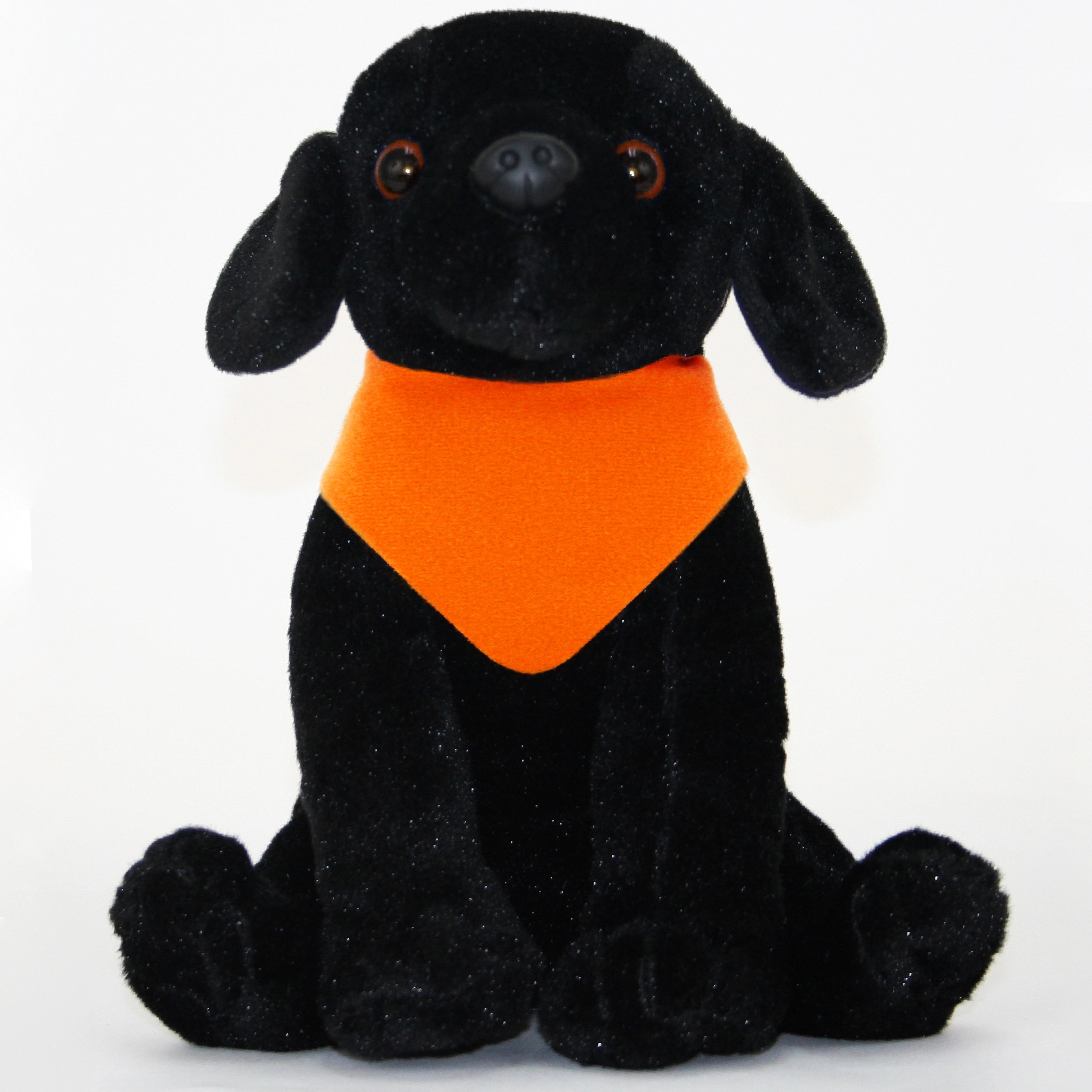 8" Medium Sitting Dog - Black Lab 4
