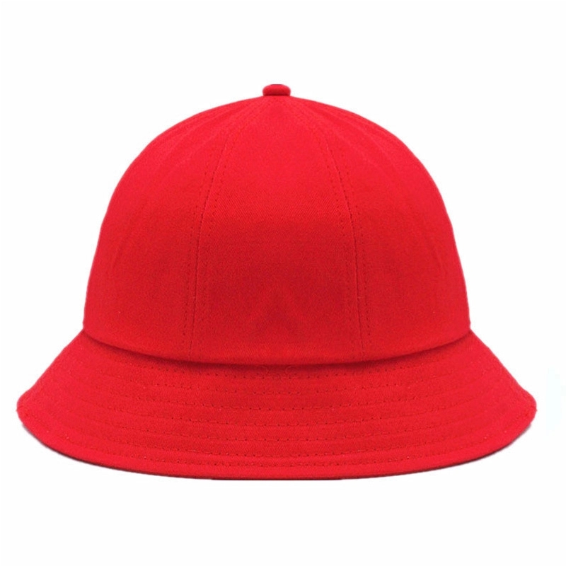 Kids Bucket Hat / Solid Color Cotton Beach Cap 10