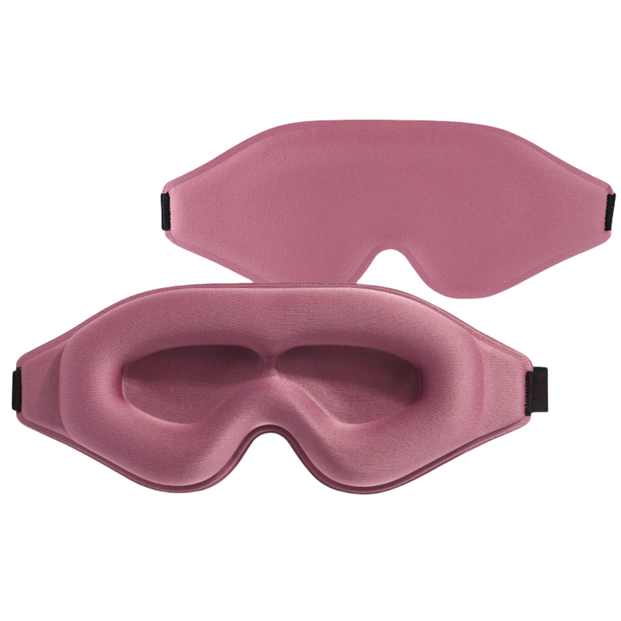 Soft Comfortable 3D Contoured Sleep Mask with Hollow Nose Bridge 6