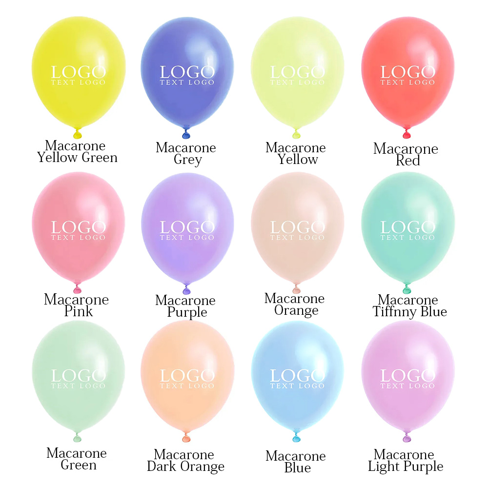 10" Macaron Latex Balloon 4
