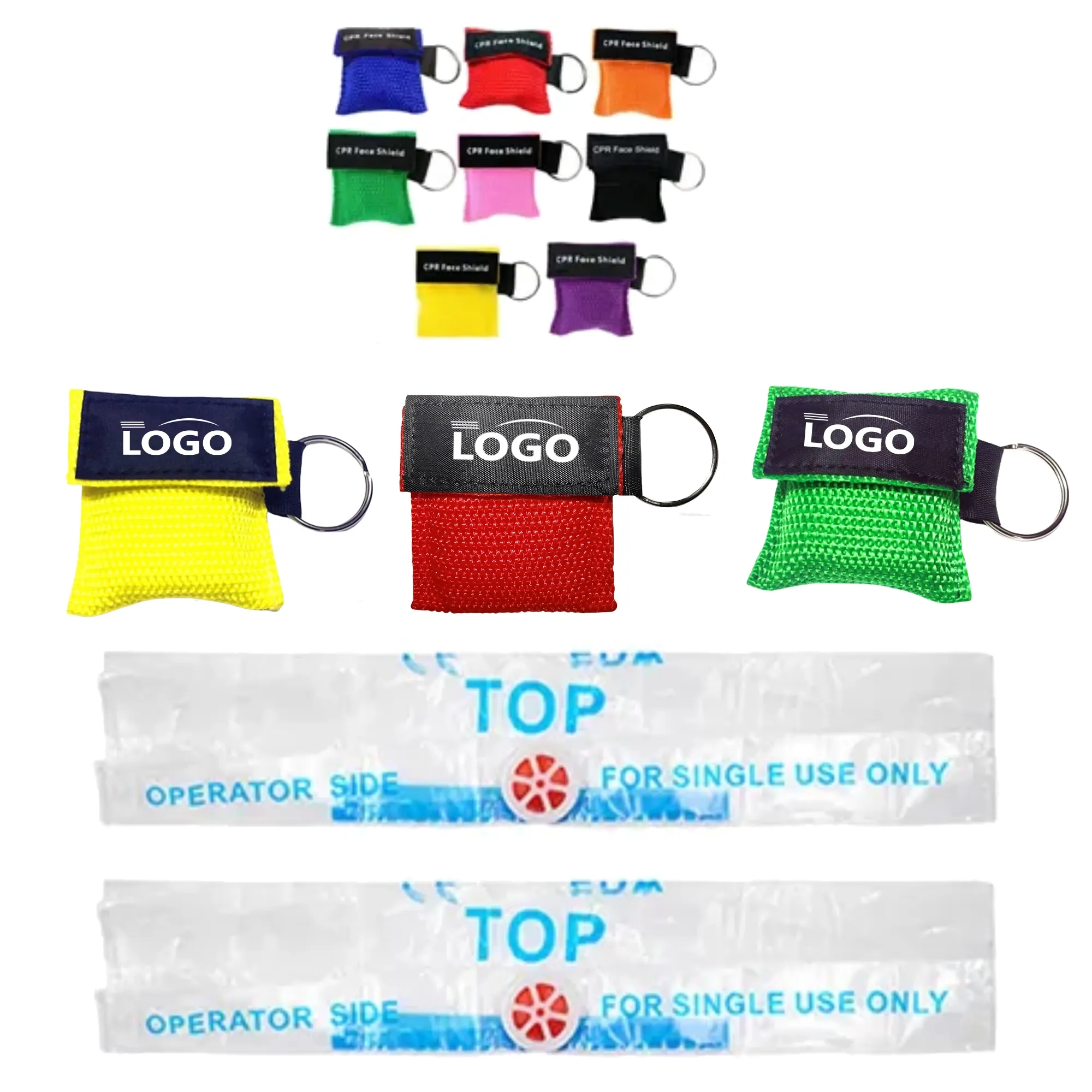 CPR Face Shield Keychain Mask 5