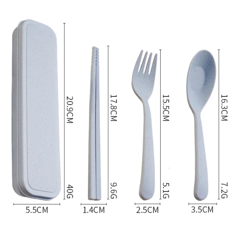 Wheat Straw Tableware Set 3