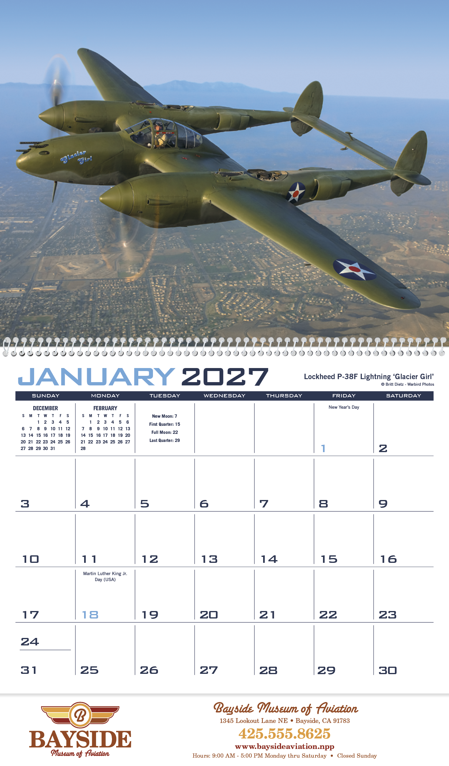 Triumph® Calendars Planes Calendar 45
