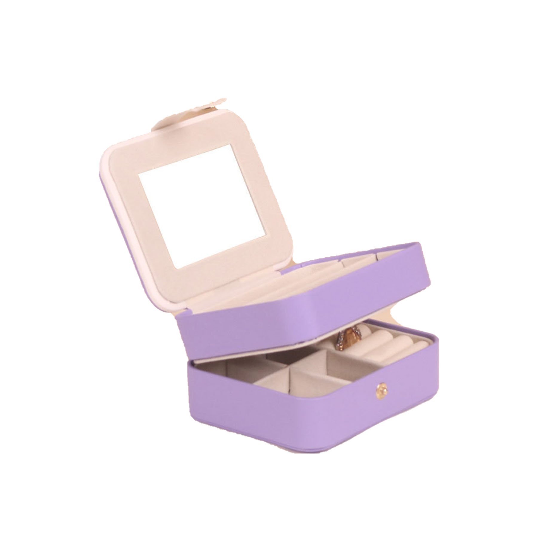 Multifunctional Leather Jewelry Box 4