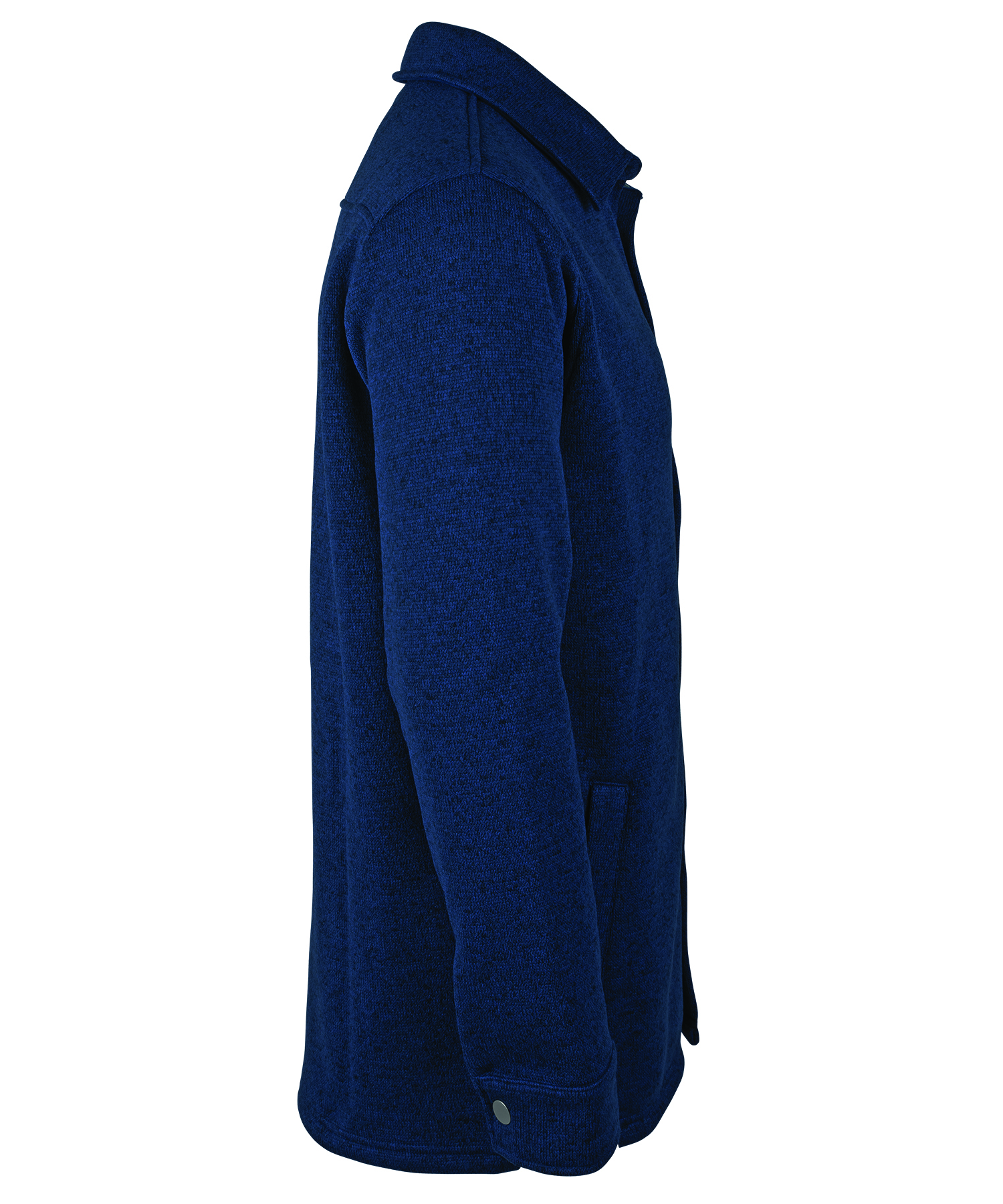 Heathered Fleece Snap Shacket 8
