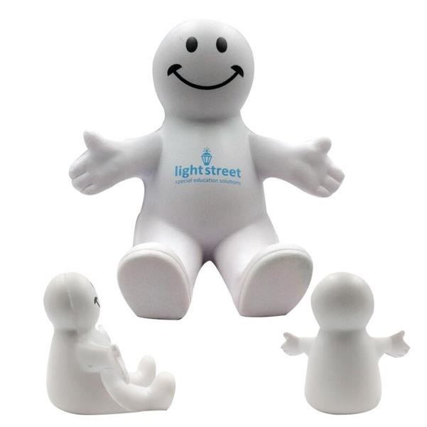 4 Inch Squeezable Smile Stress Reliever Phone Stand 4