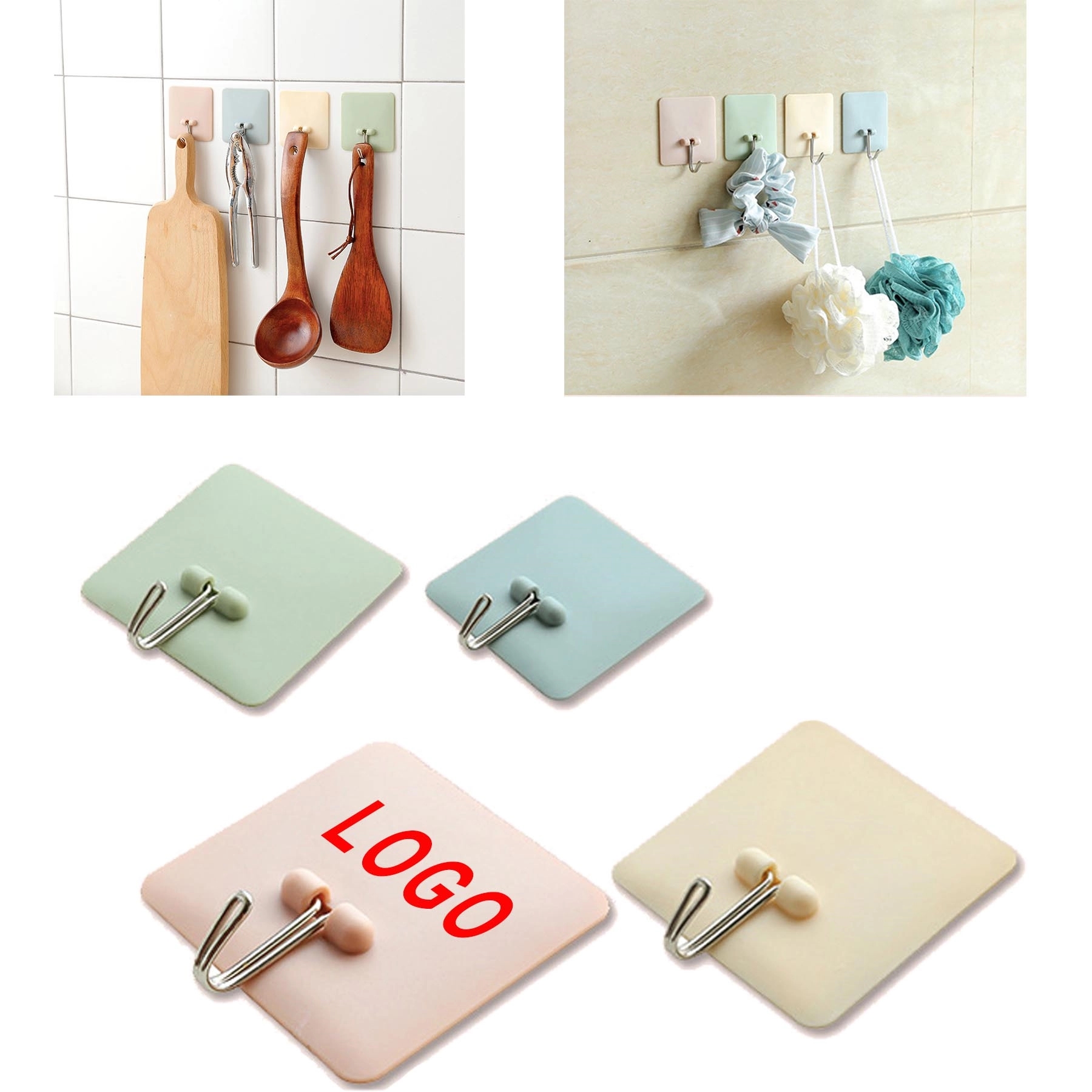 Heavy Duty Adhesive Wall Hook 2