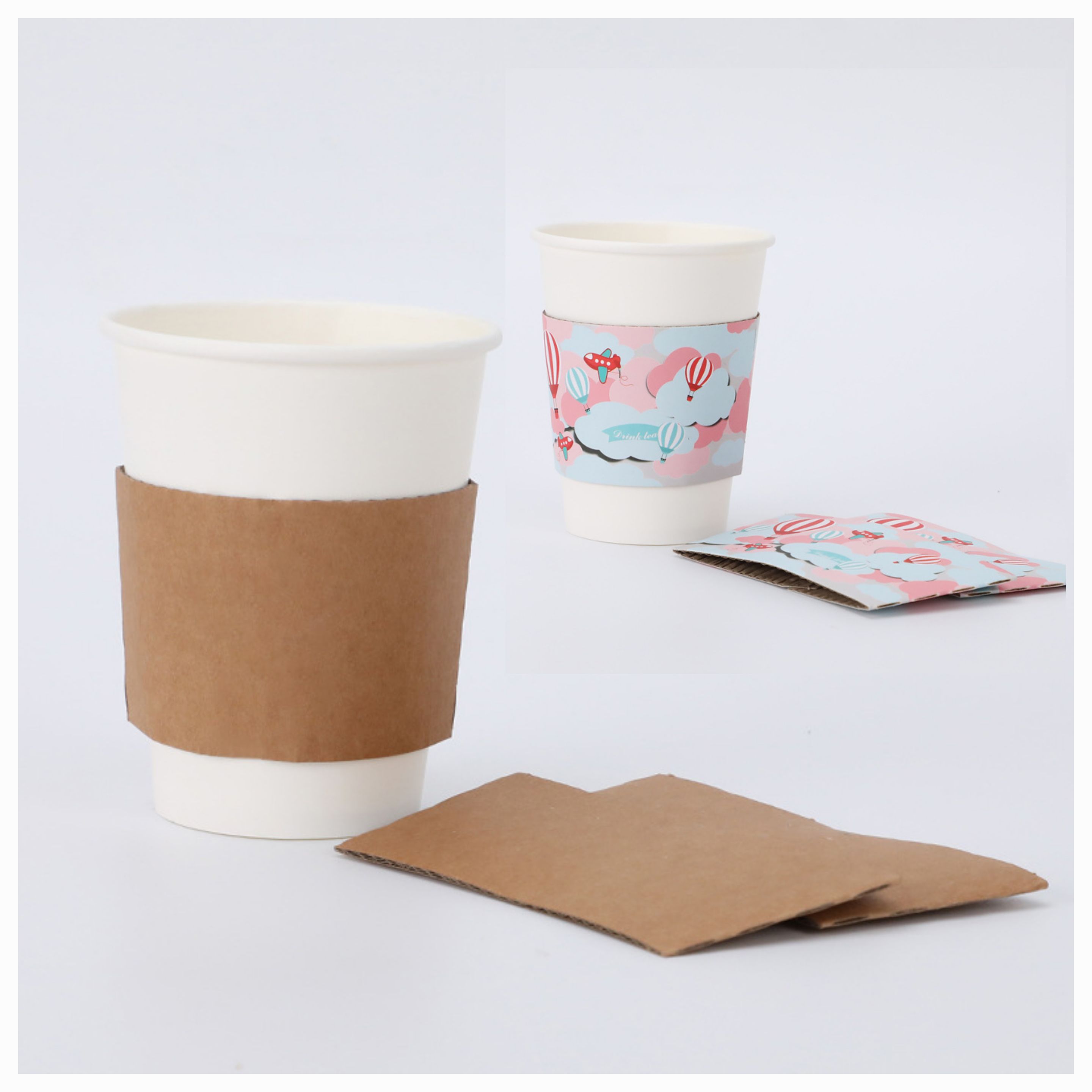 Disposable paper cup cover 1
