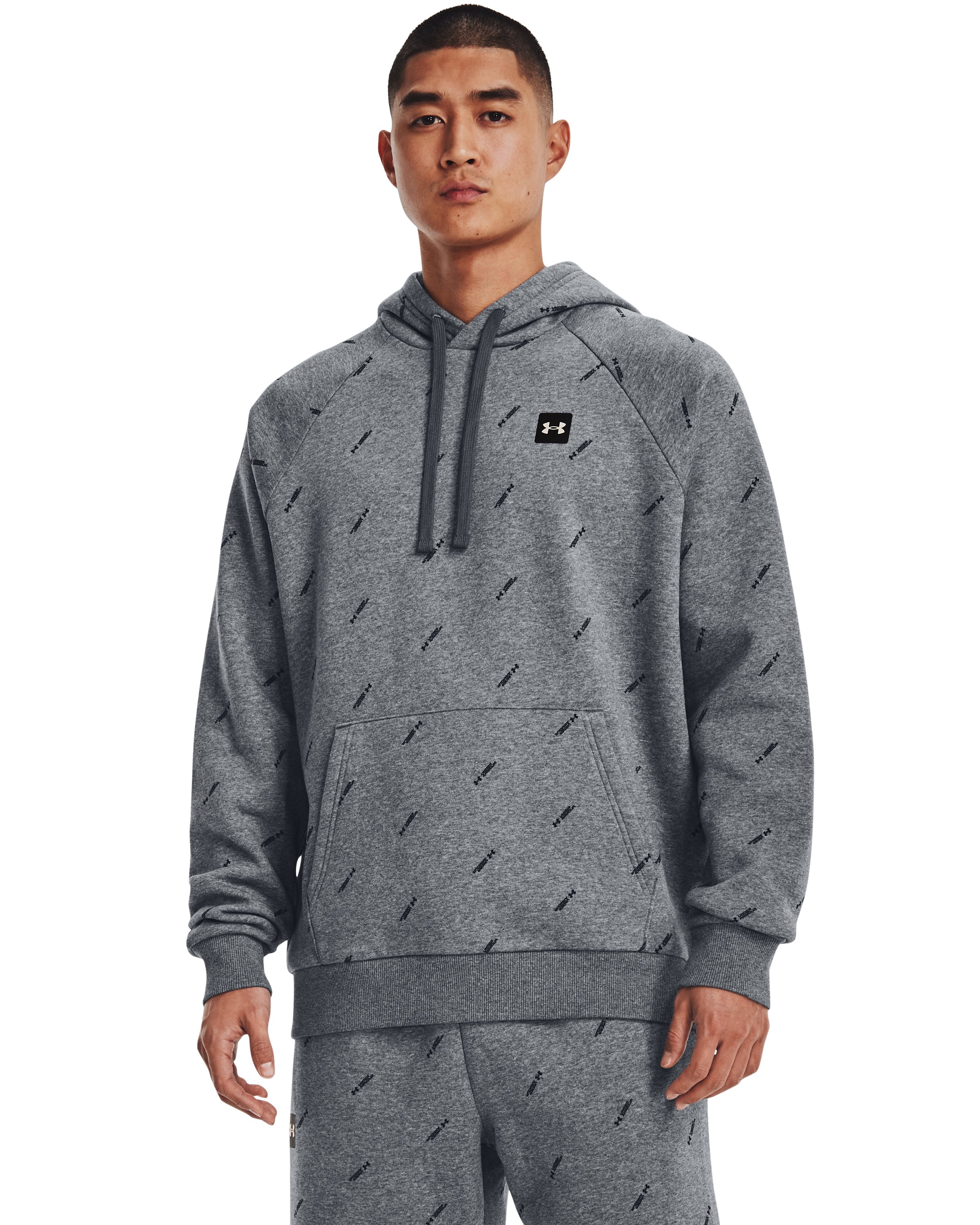 Men's UA Rival Fleece Hoodie, custom hoodie or sweatshirt with logo imprint 4