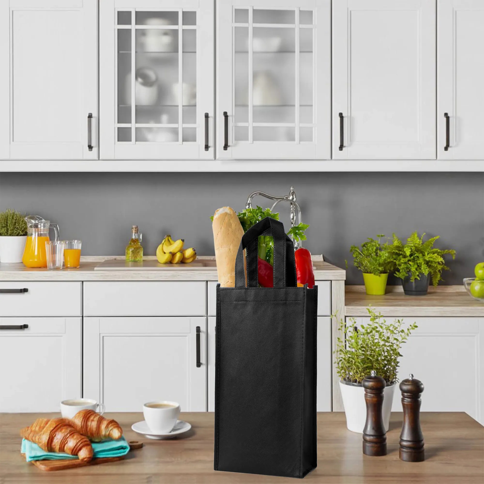 Reusable Non Woven Wine Bottle Gift Bag 4