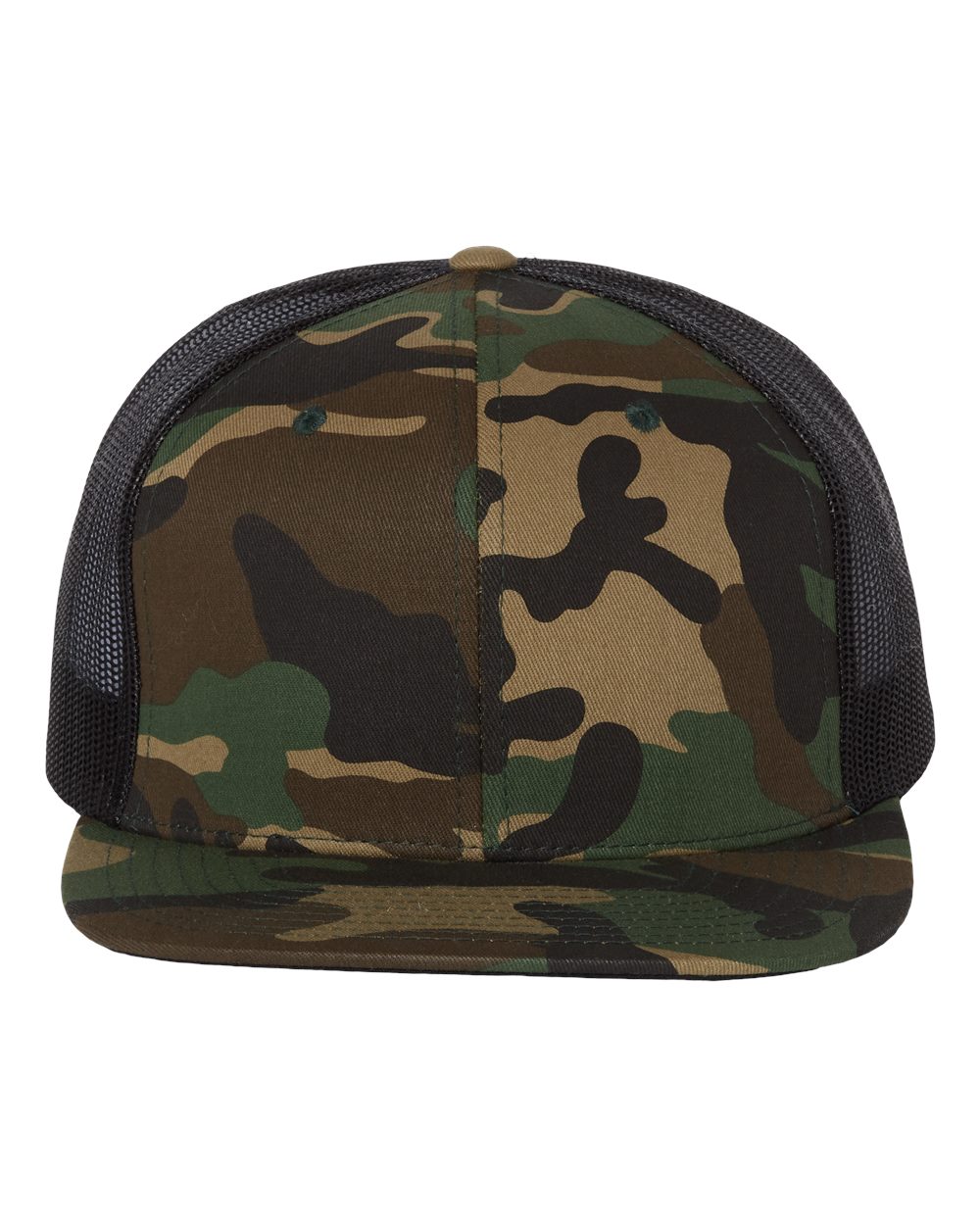Wool Blend Flat Bill Trucker Cap - 511 46