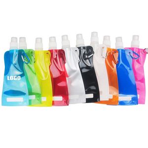 Foldable PVC Water Bag With Carabiner 12