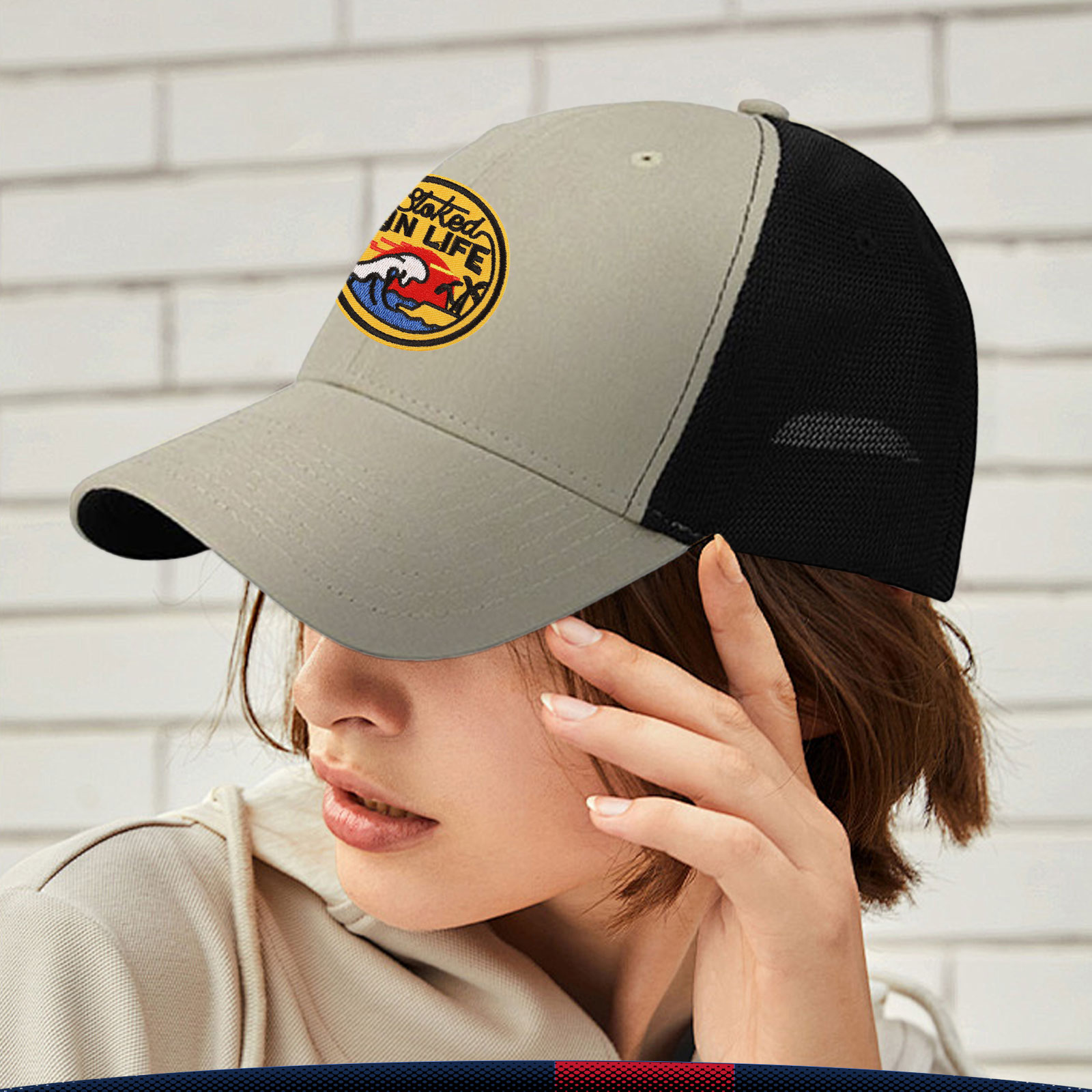 Nolichour Deluxe Brushed Cotton Twill Trucker Cap 10