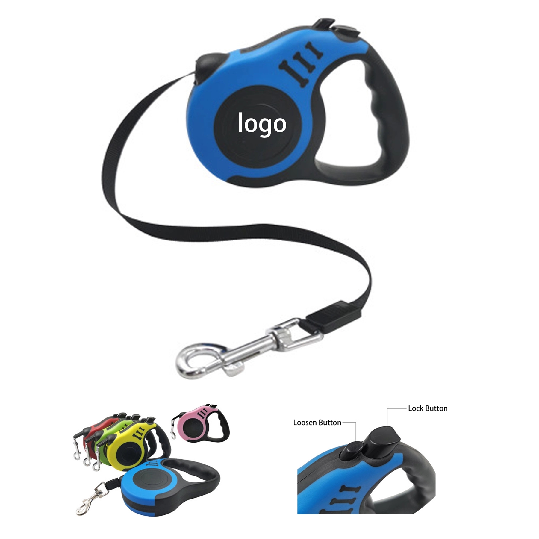 10ft Retractable Dog Leash 1