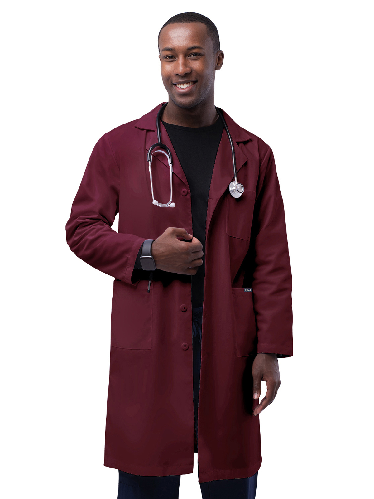 Adar - Universal - Unisex Five-Pocket 39" Lab Coat 36