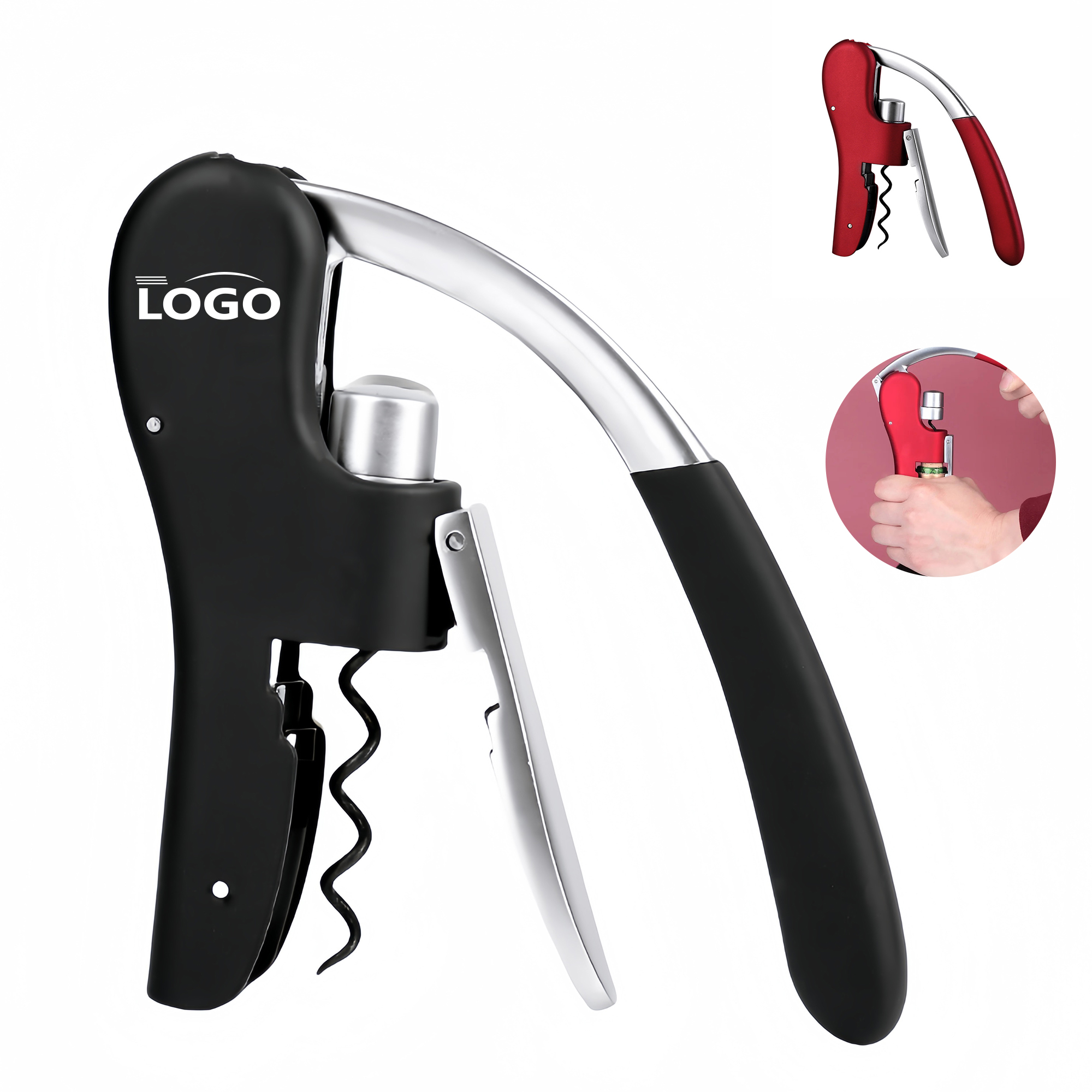 Premium Zinc Alloy Wine Opener with Press Mechanism 2