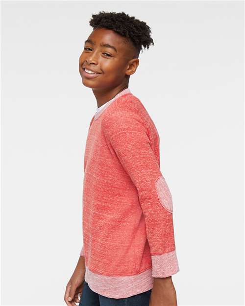 Youth Harborside Mélange French Terry Crewneck Sweatshirt - 2279 5