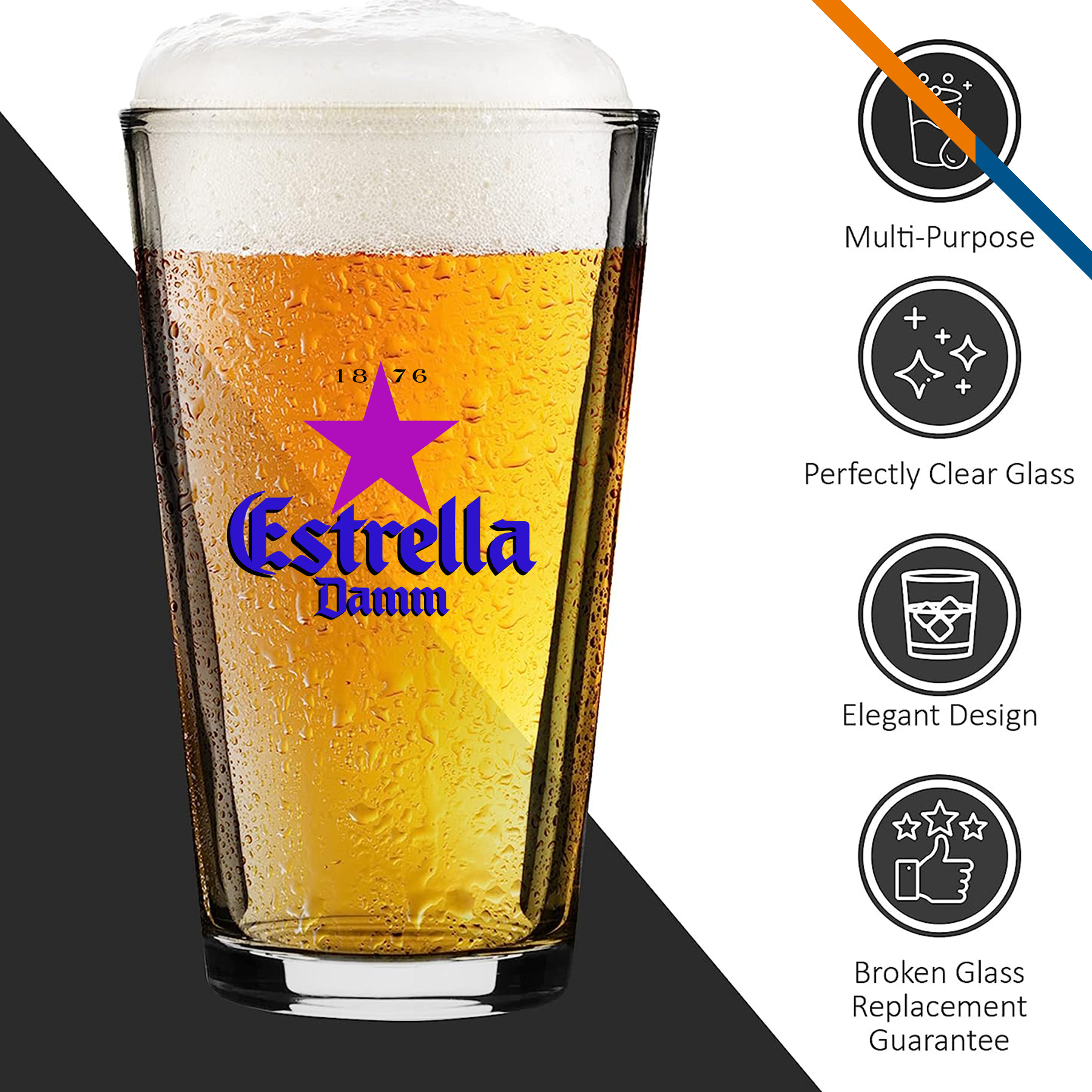 Hona Mixing Glasses - 20 OZ. 9