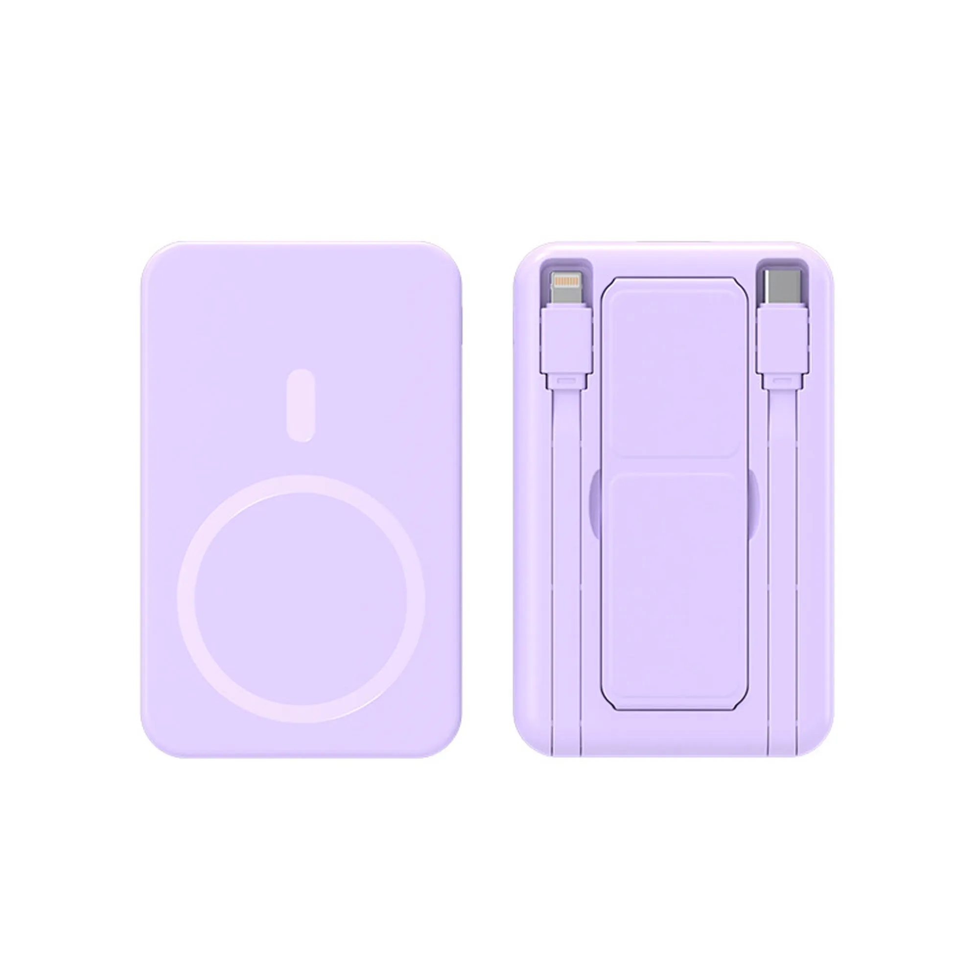 10000mAh Wireless Magnetic Power Bank with Stand 5